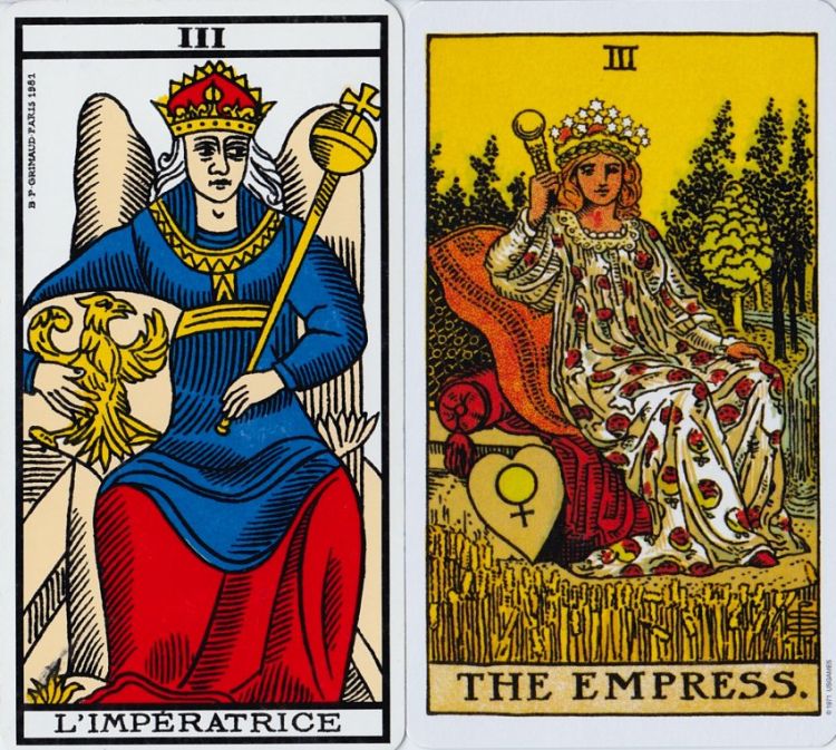 3. L'Impératrice : Créativité, Abondance, Maternité