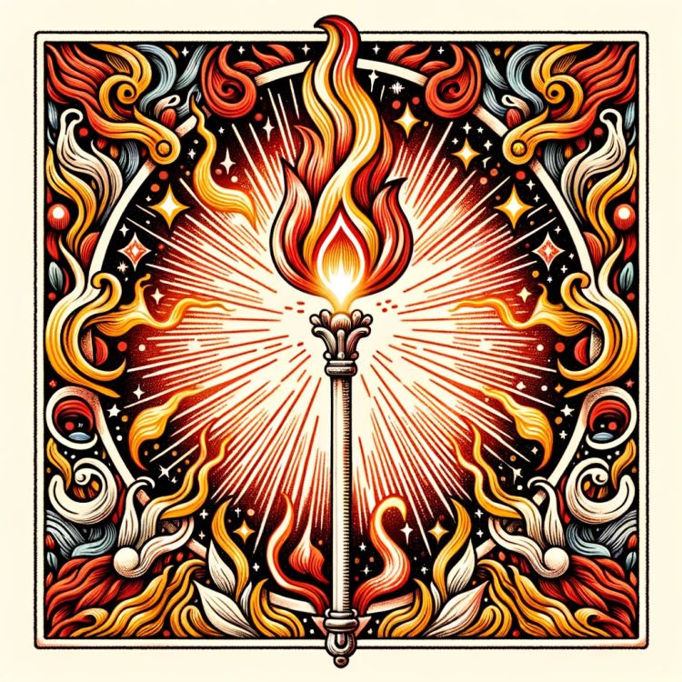 Les Bâtons ( Le Feu = Désir )