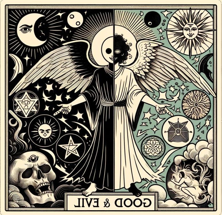 Au-delà du Bien et du Mal : Les 4 manières de vivre les cartes du Tarot