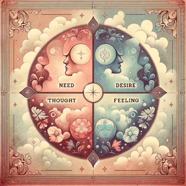 Symbolisme des 4 couleurs ( Deniers, Bâtons, Épées, Coupes )