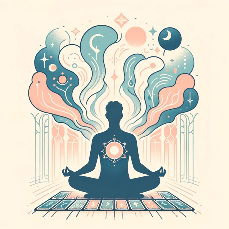 4. Méditation et / ou invocation (avant le tirage)