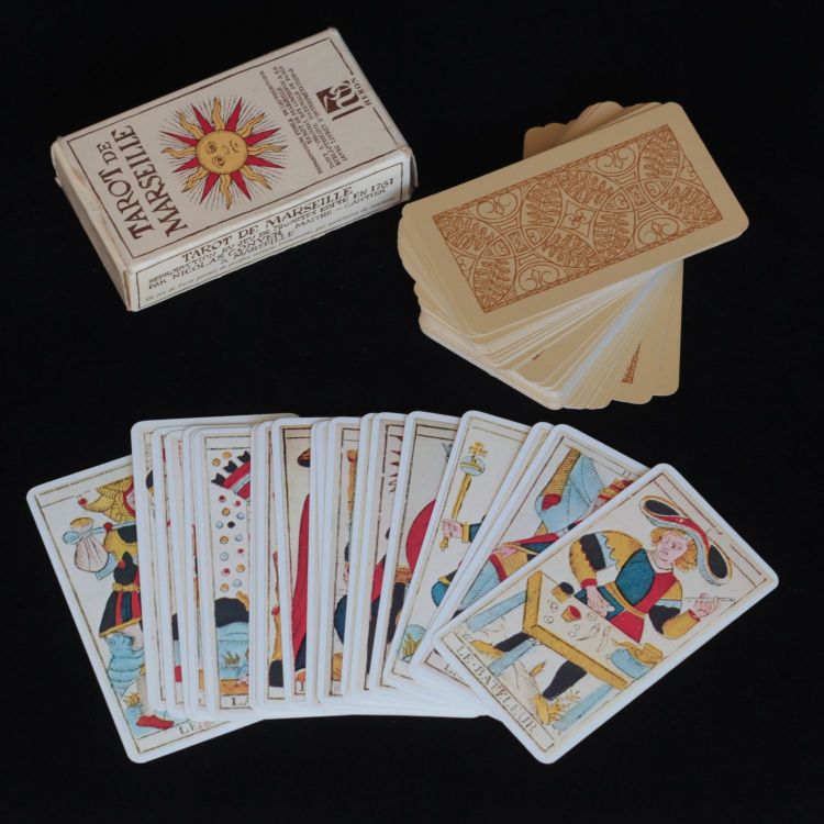 Grimaud Tarot De Marseille Conver Héron - Mazzo Di Carte Originale Del 1760