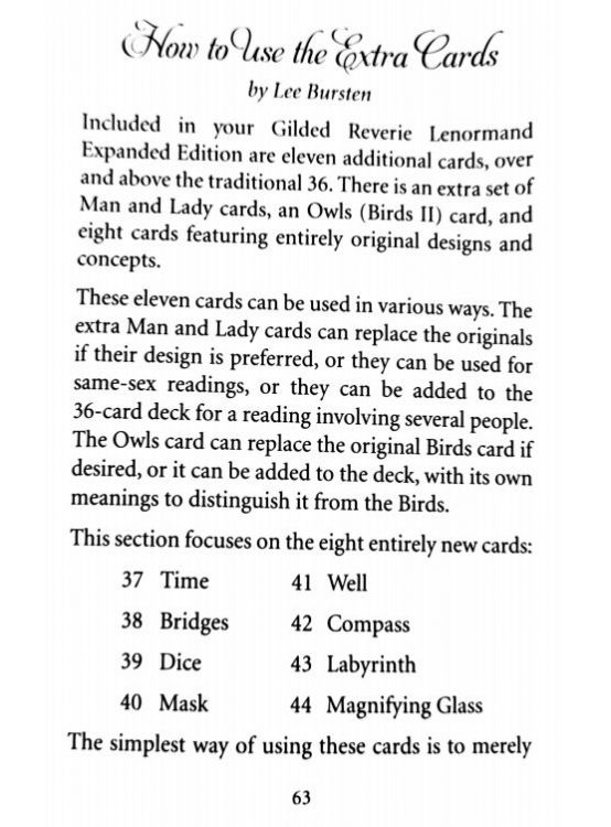 3ème partie : Tirages des cartes