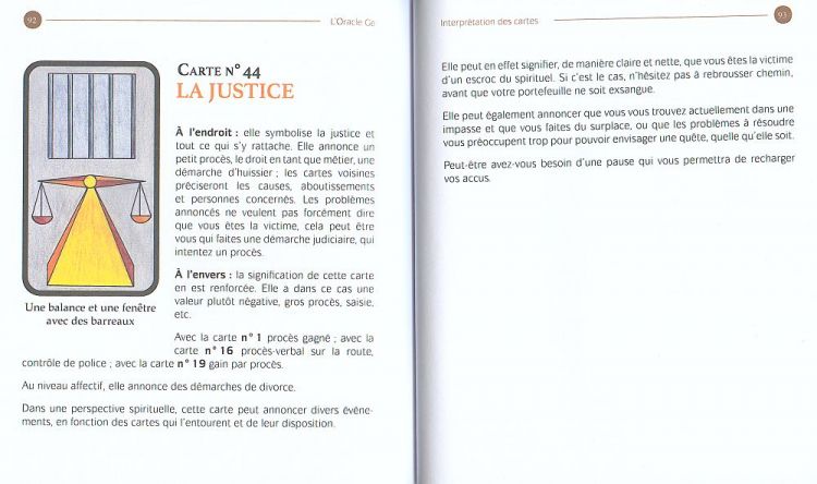 2ème partie : Signification des cartes